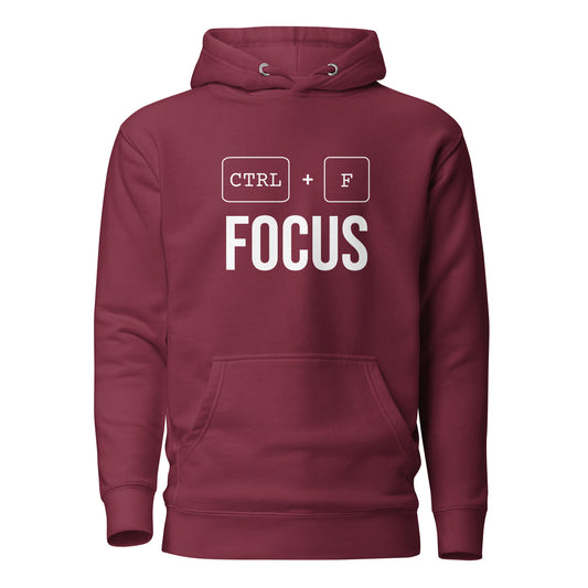 Ctrl + F Focus Unisex Hoodie