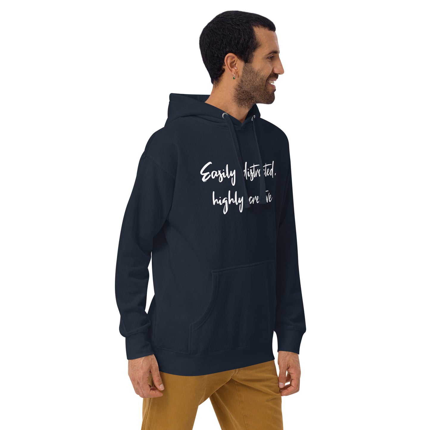 Easily Distracted, Highly Creative Unisex Hoodie