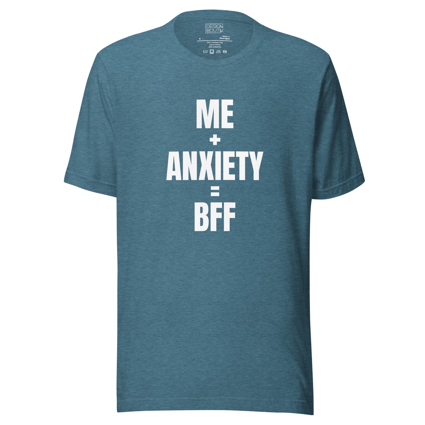 Me + Anxiety = BFF Unisex T-shirt