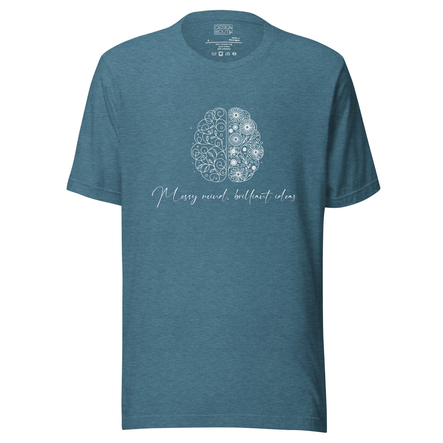 Messy Mind, Brilliant Ideas Unisex T-shirt